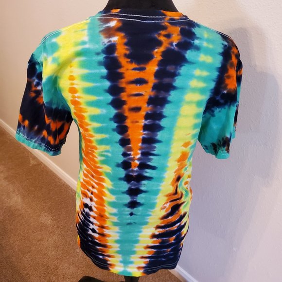 Tie Dye Boho bohemia unisex short sleeve T-shirt size S. 100% cotton. - Picture 10 of 13